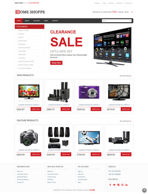 電子產(chǎn)品網(wǎng)上銷售模板